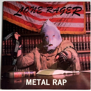 LONE RANGER Metal Rap Ep 1984 Megaforce Records Original Vintage Vinyl Record Album