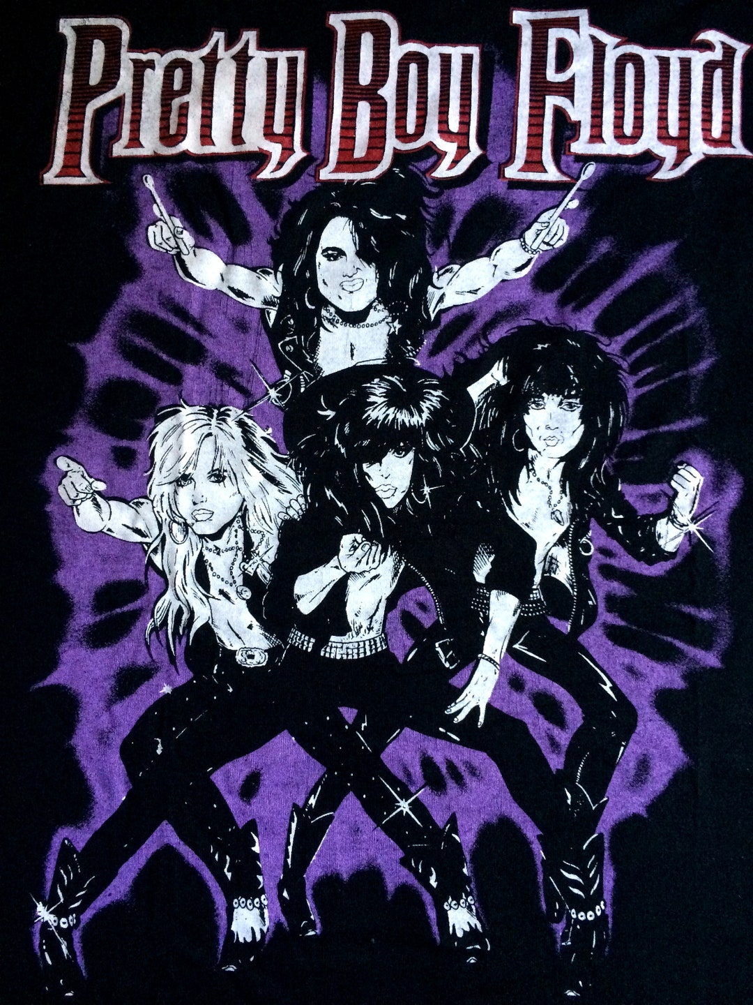 PRETTY BOY FLOYD - グラムロック 1992 ツアー Tシャツ ヴィンテージ