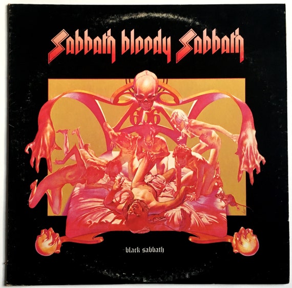BLACK SABBATH Sabbath Bloody Sabbath Lp 1974 Vintage Vinyl Record Album  With Insert 