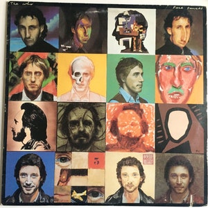 THE WHO - Face Dances Lp 1981 Original Vintage Vinyl Record Album With Poster