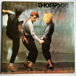 THOMPSON TWINS - LIES Ep 1982 Original Vintage Vinyl Schallplatte nahezu neuwertig