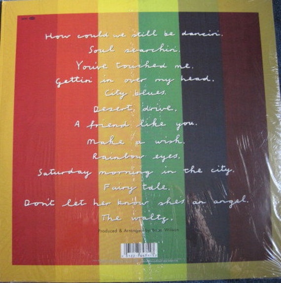 BRIAN WILSON Gettin in Over My Head Double Lp Colored Vinyl