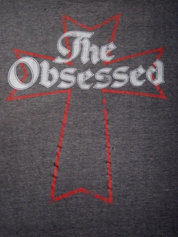The OBSESSED 1984 Band T-Shirt Original Vintage V… - image 1