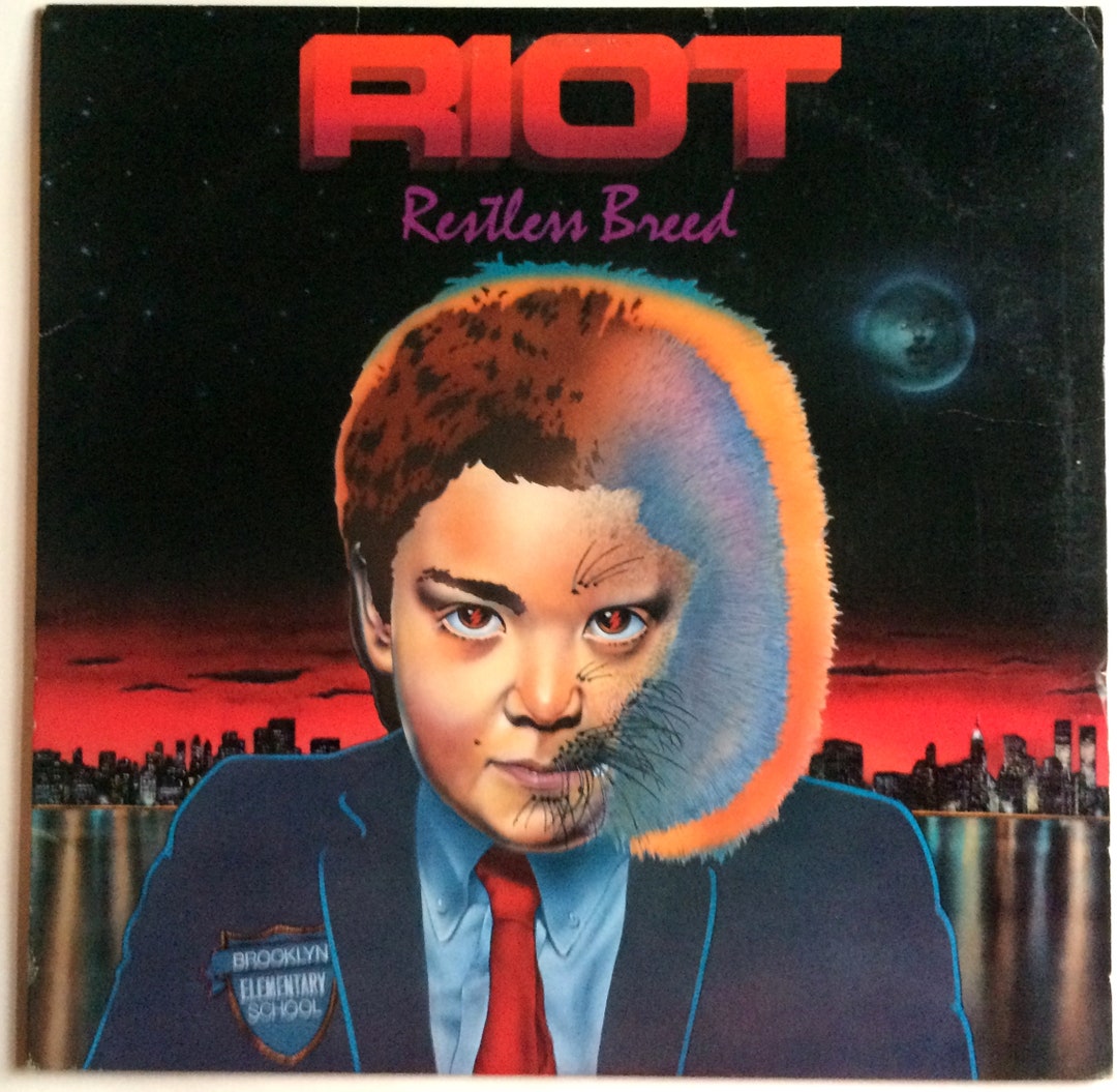 RIOT - RESTLESS BREED Lp 1982 オリジナルヴィンテージビニールレコードアルバム - Etsy 日本