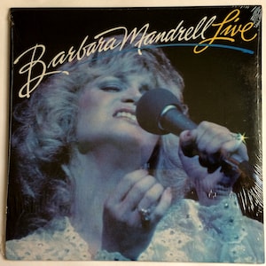BARBARA MANDRELL SEALED Live Lp 1981 Original Vintage Vinyl Record Album Mint