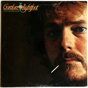 GORDON LIGHTFOOT - Old Dan&#39;s Records - 1972 original pressing Vintage Vinyl Record Album