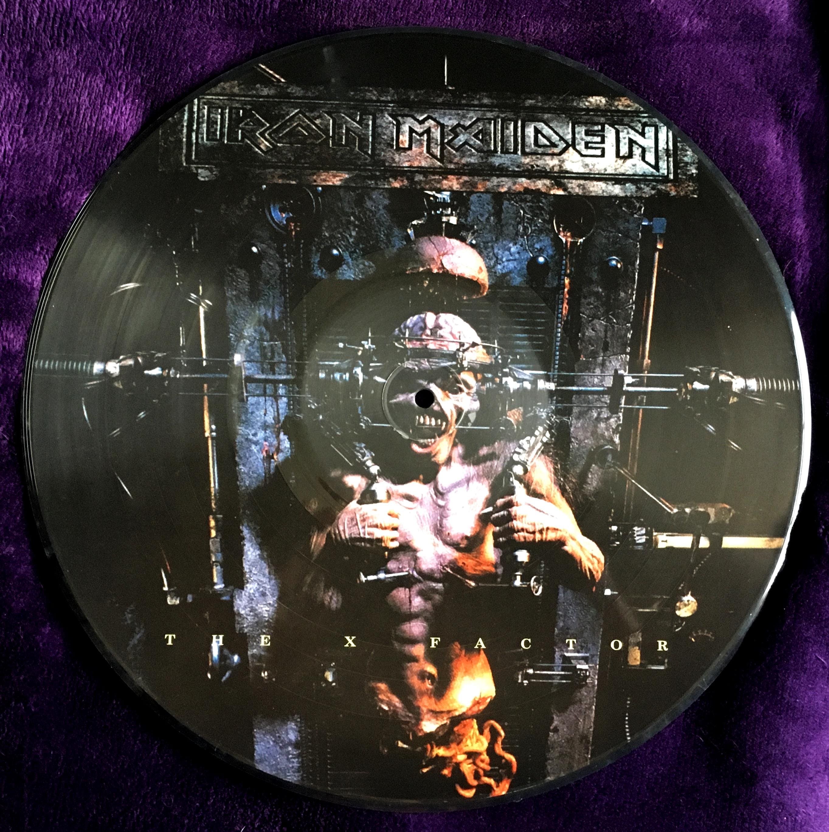IRON MAIDEN the X Factor Promo Picture Disc Lp 1995 Original