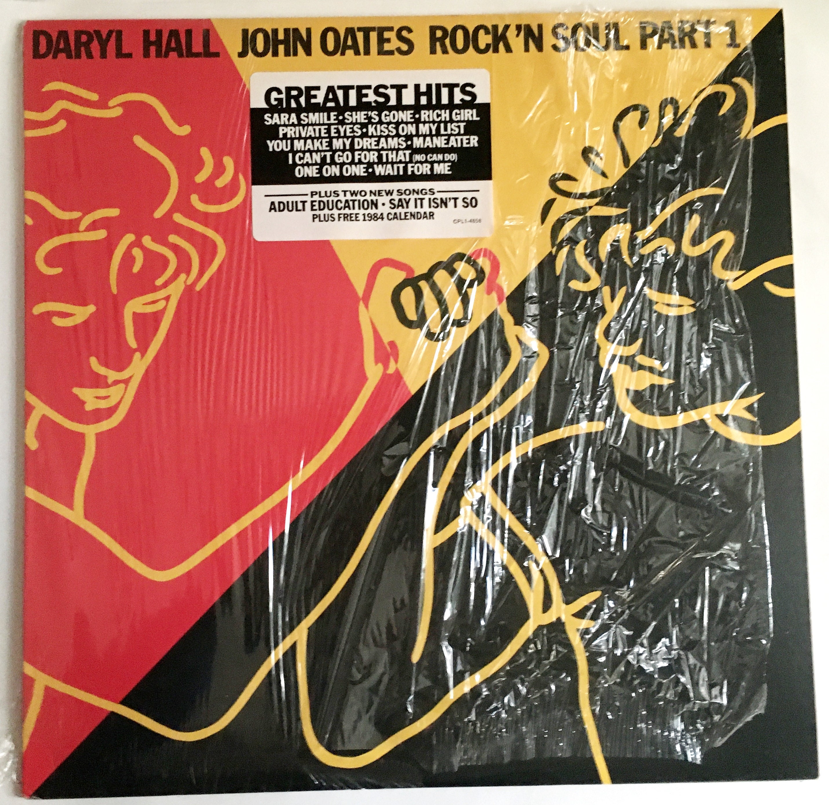 HALL & OATES Rock N Soul Part 1 Greatest Hits Lp 1983 Original Vintage