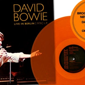 DAVID BOWIE SEALED - Live In Berlin 1978 on Orange Vinyl LP Vintage Plattenalbum Mint