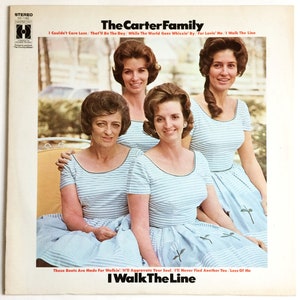 THE CARTER FAMILY - I Walk The Line Lp 1973 Original Vintage Vinyl Record Album