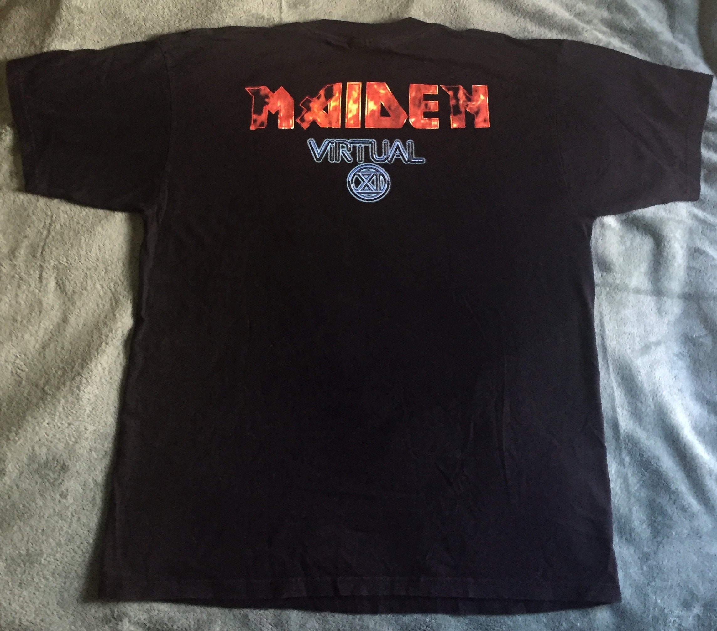 IRON MAIDEN Virtual X Tshirt Vintage Band T Shirt - Etsy