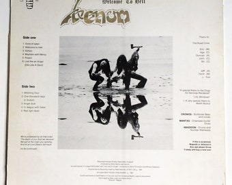 VENOM Welcome To Hell Lp 1981 オリジナル ヴィンテージ ビニール