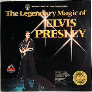 ELVIS -The Legendary Magic Of Elvis Presley LP 1980 Original Vintage Vinyl Record Album