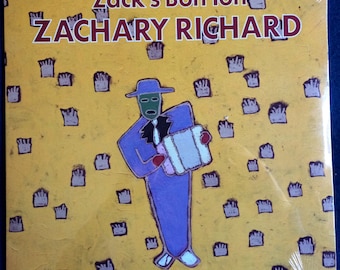 ZACHARY RICHARD SEALED  Zack's Bon Ton Playboys Lp 1988 Original Vintage Vinyl Record Album Mint