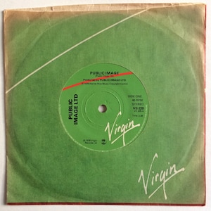 PUBLIC IMAGE First Single 1978 Vintage Vinyl Record Album