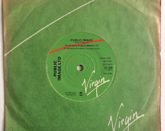 PUBLIC IMAGE First Single 1978 Vintage Vinyl Record Album