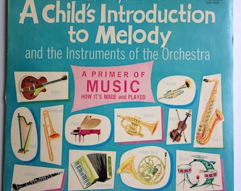 A Child's Introduction To Melody Lp 1964 Disneyland Records Original Vintage Vinyl Record Album