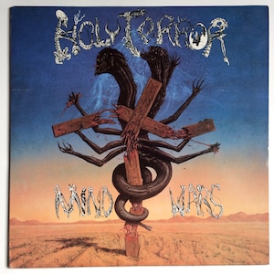 HOLY TERROR - Mind Wars Lp 1988 Original Vintage Vinyl Record Album