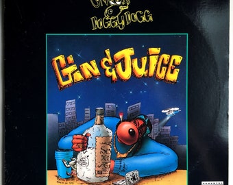 SNOOPDOGG - GIN & JUICE 1994 12 Inch Single Original Vinyl Record Album