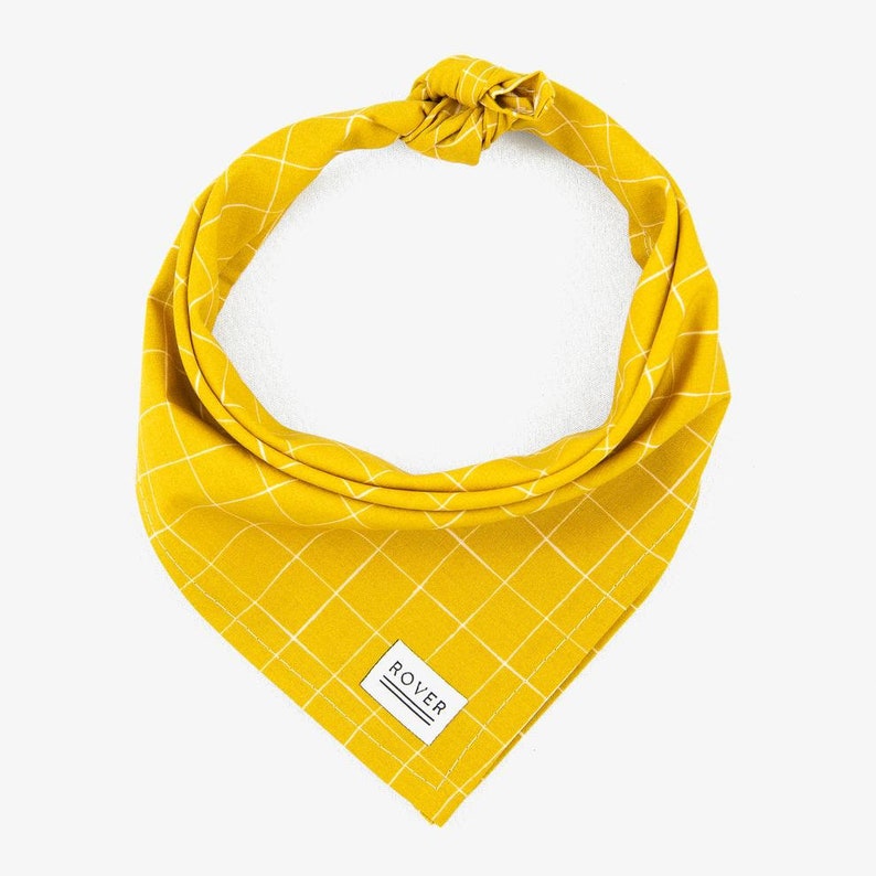 Dog Bandana Pastel Yellow