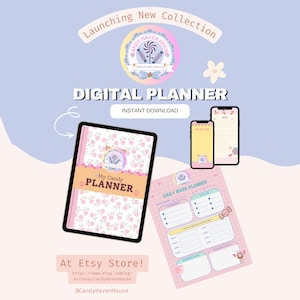 Digital Planner, Goodnotes Planner, iPad Planner, Notability Planner, Dated Digital Planner, 2025 2026 Undated Planner, Student Planner