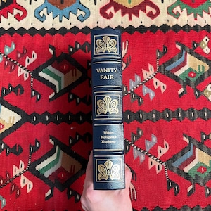 Edición de coleccionista encuadernada en cuero de Vanity Fair William Thackeray Easton Press de 1979