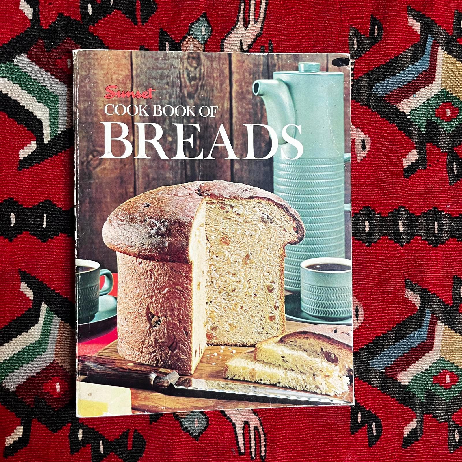 1974 Sunset Breads Cookbook Vintage Baking Recipe Book Western Publishing