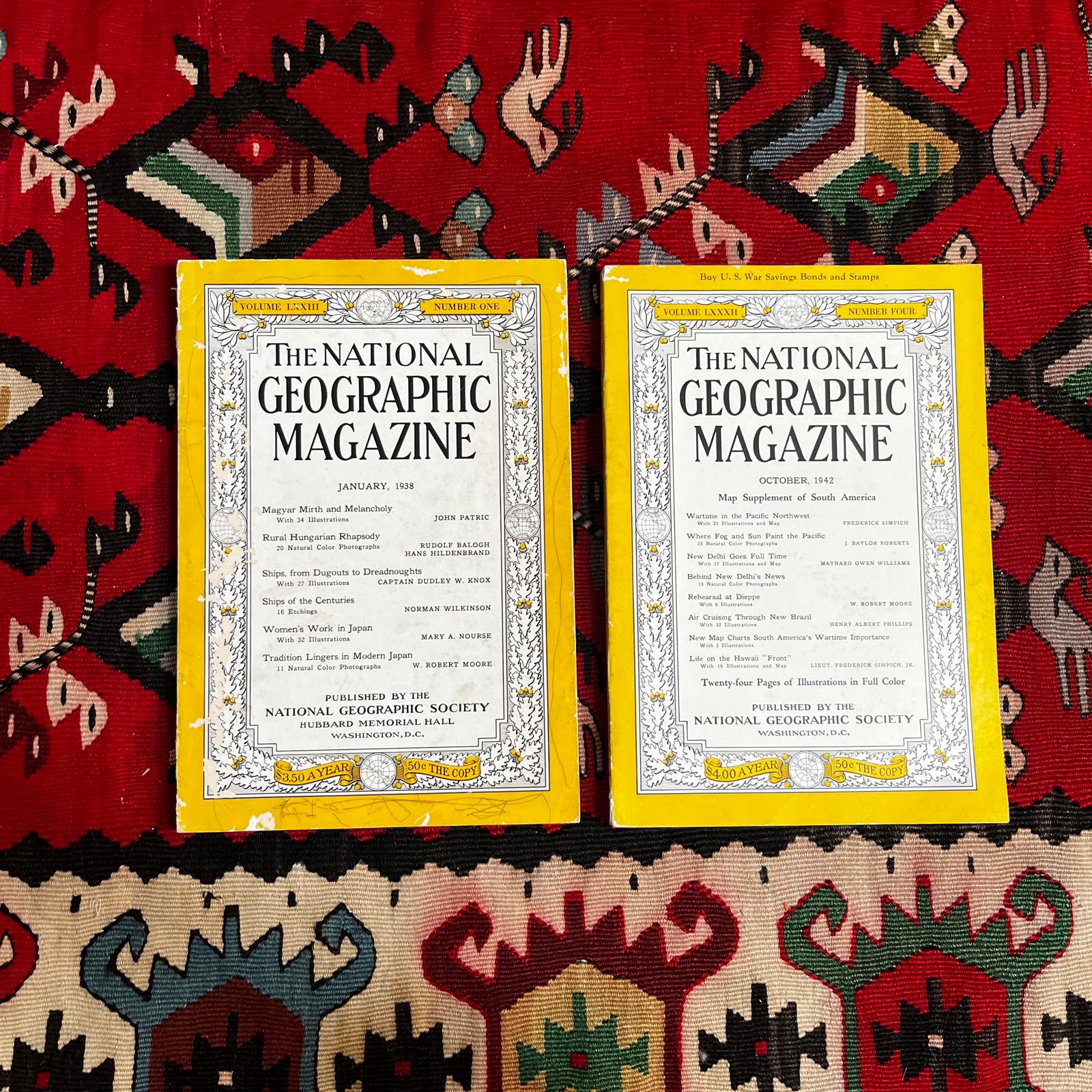 National Geographic Magazine 1942 - Etsy