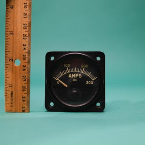 Weston Industrial Ammeter – Steampunk or Lab Decor – Model 840