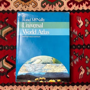 Vintage Rand McNally Universal World Atlas Maps Geographic Reference