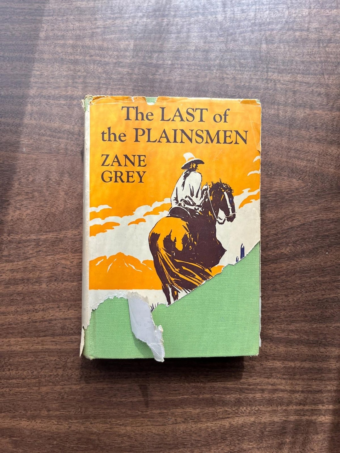 The Last of the Plainsmen Zane Grey Grosset & Dunlap