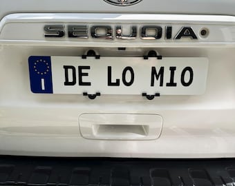 Adattatore da targa europea a targa americana per auto / Non è necessaria alcuna foratura