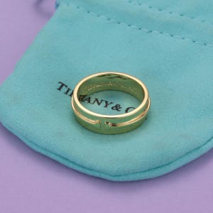 Tiffany Double T Ring, S925 Silver Women's Ring, Anniversary Girlfriend Gift