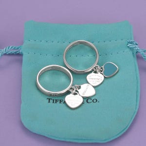 Tiffany Ring simple love ring, sterling silver ring, exquisite love ring, the best love gift, give her a love gift