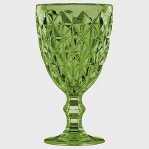 Green Vintage Goblets (set of 6)