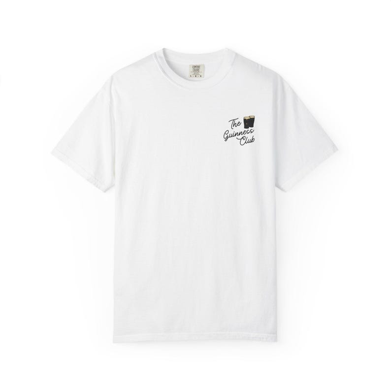 The Guinness Club Graphic Tee | on Comfort Colour Branded Tee image 2