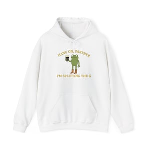 Splitting the G, Guinness Inspired, Unisex Heavy Blend™ Hooded Sweatshirt image 1