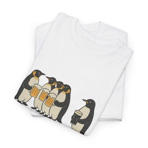 Penguin Guinness Tee - "I Just Gotta Be Me" - Unisex Heavy Cotton T-Shirt image 4
