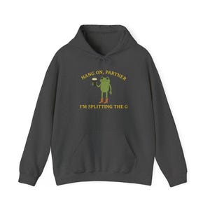 Splitting the G, Guinness Inspired, Unisex Heavy Blend™ Hooded Sweatshirt image 3