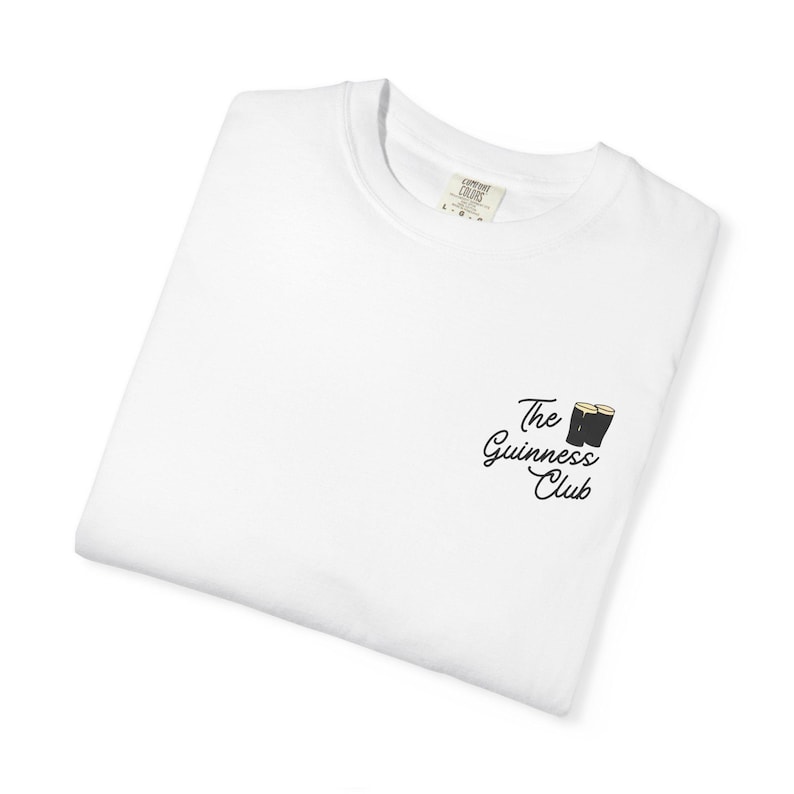 The Guinness Club Graphic Tee | on Comfort Colour Branded Tee image 8
