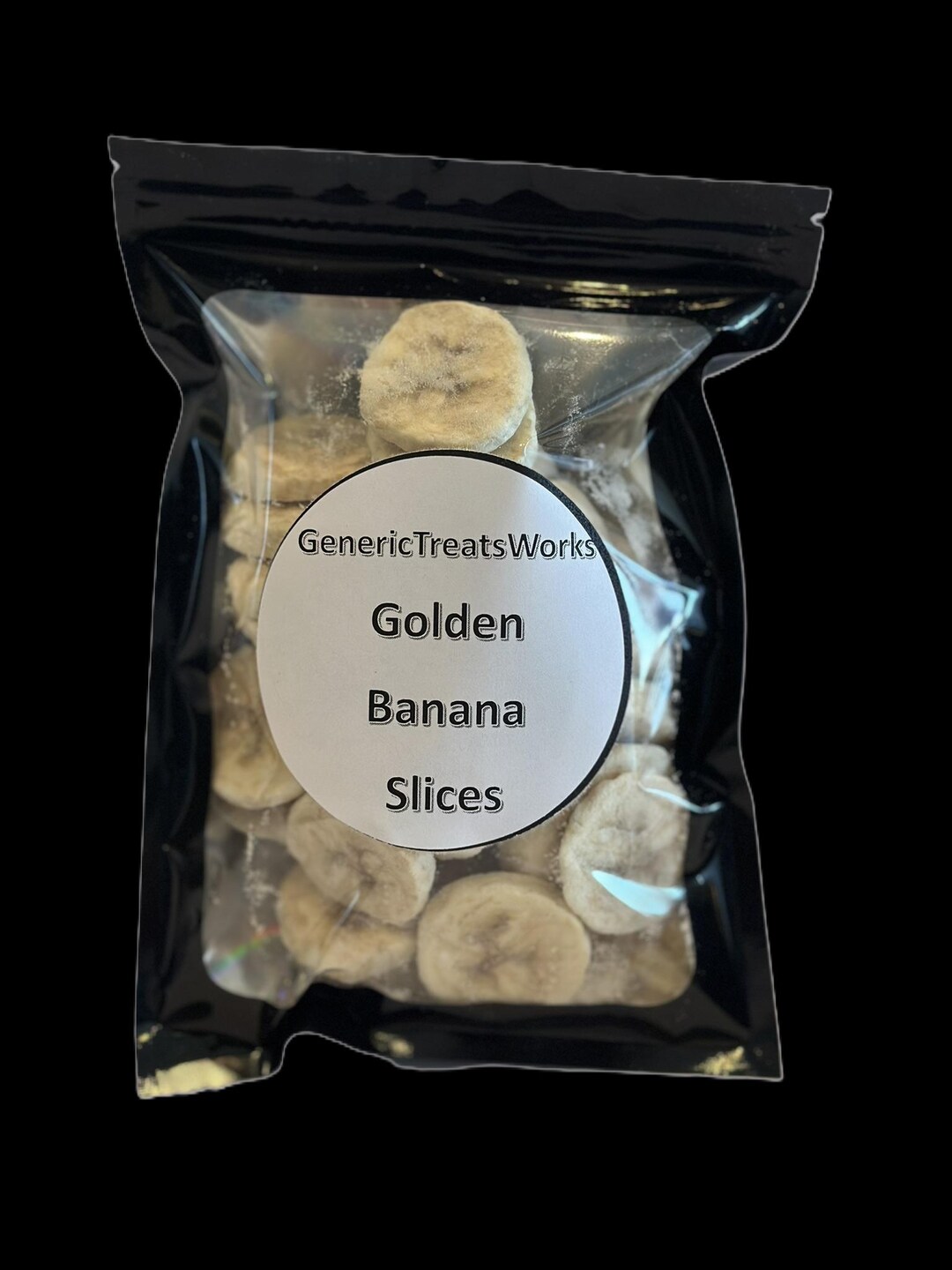Freeze Dried Sliced Banana Treats 5x7 Bag Approx. 3 Oz. - Etsy