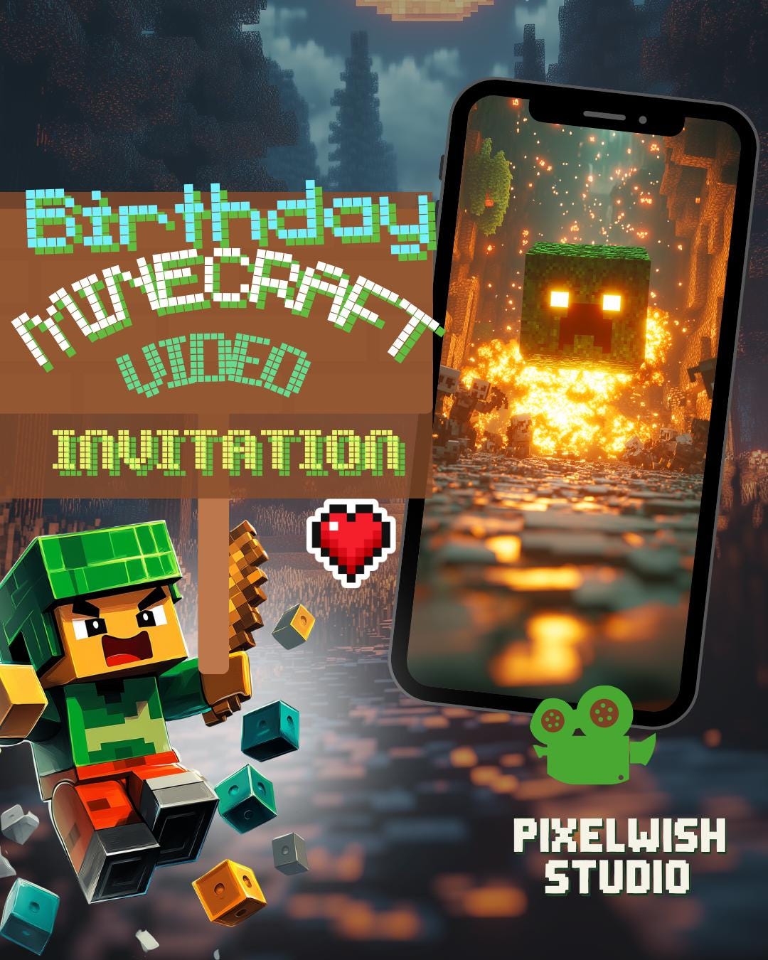 Teen Monsters Video Invite