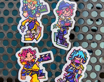 Heartsteel sticker | Sett | Kayn | Ezreal | Aphelios | 5cm Vinyl