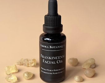 Boswellic Acid Frankincense Facial Oil with Prickly Pear, Pomegranate, Rosehip & Jojoba