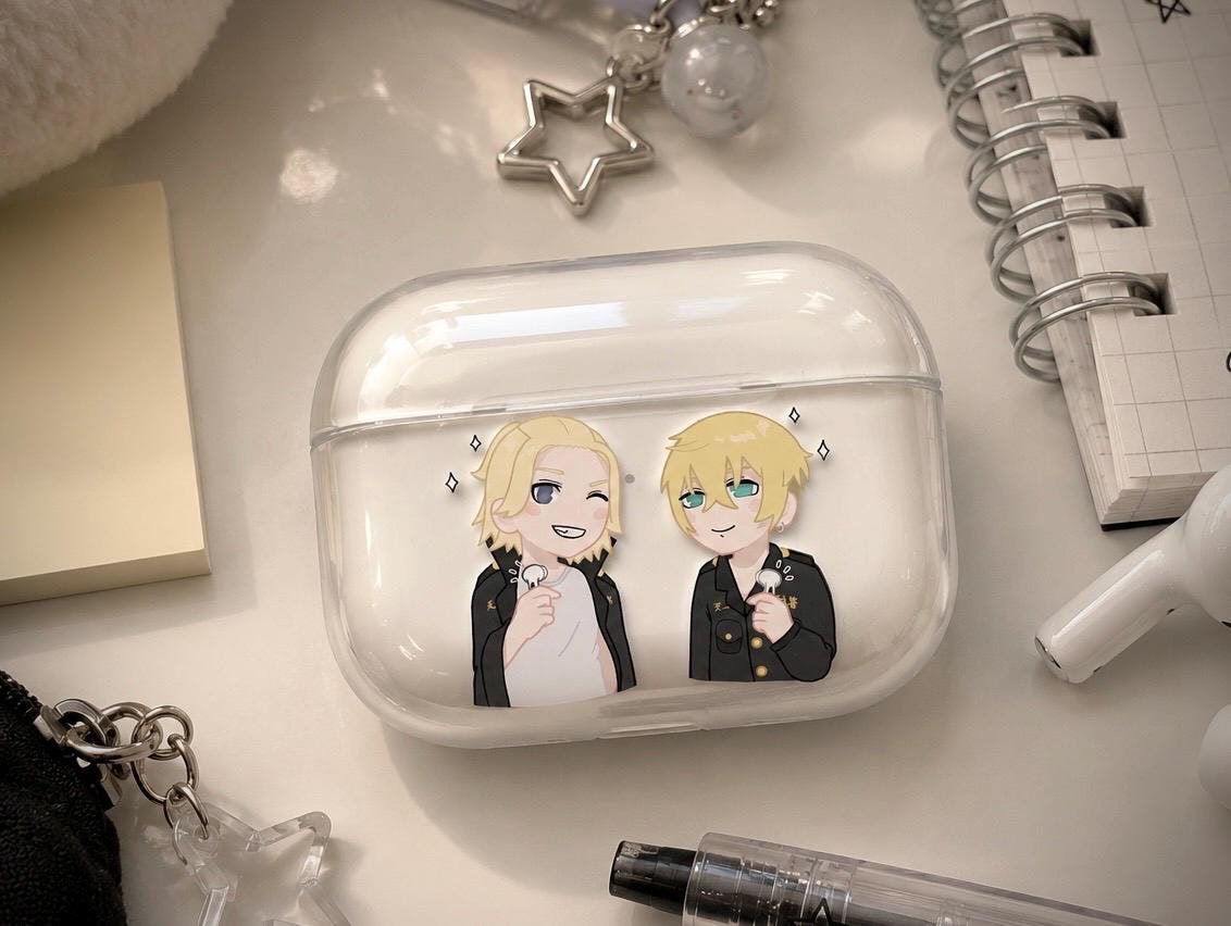 Revengers Mikey and Chifuyu Anime Airpods Case - Etsy