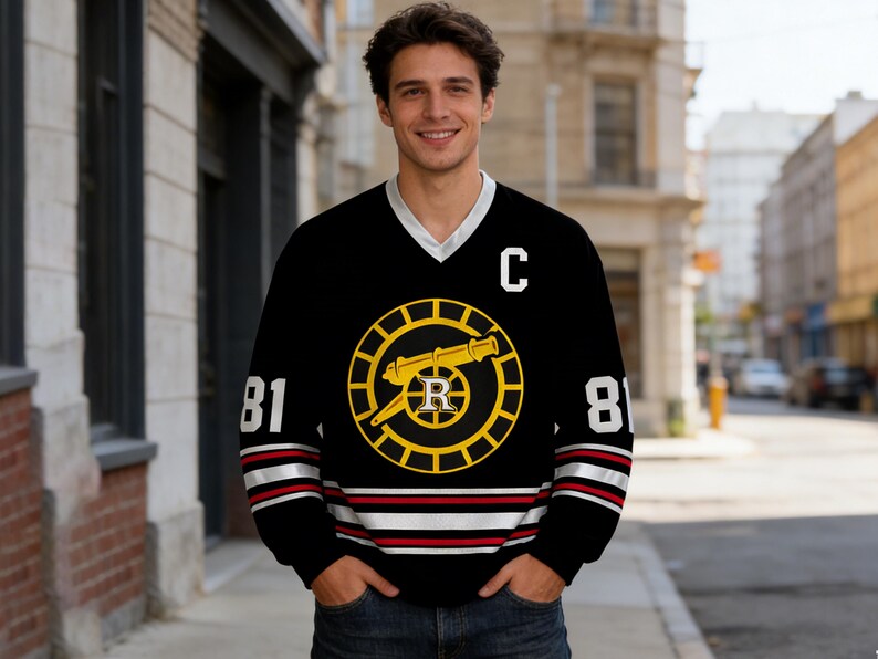 Maglia Heated Rivalry – Jersey Rozanov 81 & Hollander 24 Unisex Maniche Lunghe Con Lacci