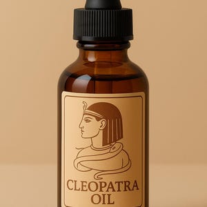 Elixir de Cleopatra con feromonas 30ml | Aceite Perfumado Ritual | Belleza y Poder del Antiguo Egipto.