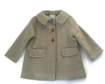 Childs wool coat vintage style | Etsy