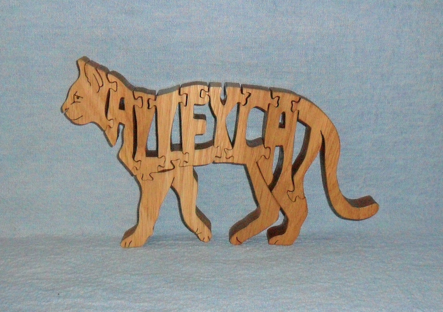 Alley Cat Breed Scroll Saw Wooden Puzzle Etsy
