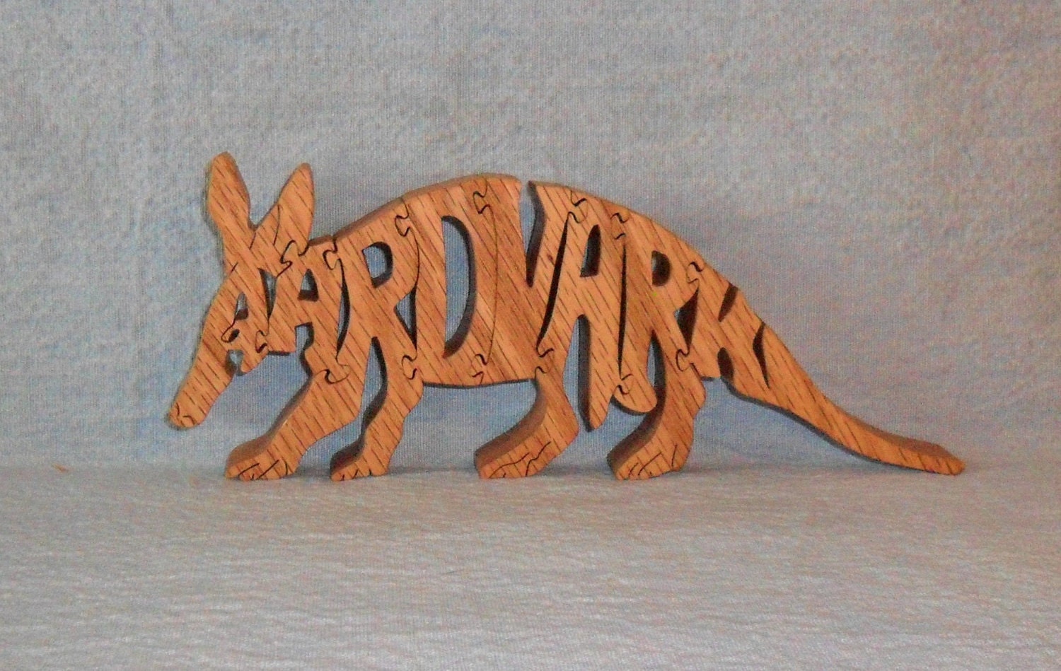 Aardvark Wooden Scroll Saw Puzzle | Etsy